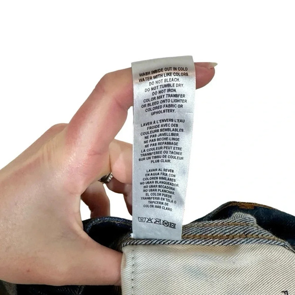 Frame Denim Le Italien True Straight in Rinse Rigid Denim - Picture 14 of 16